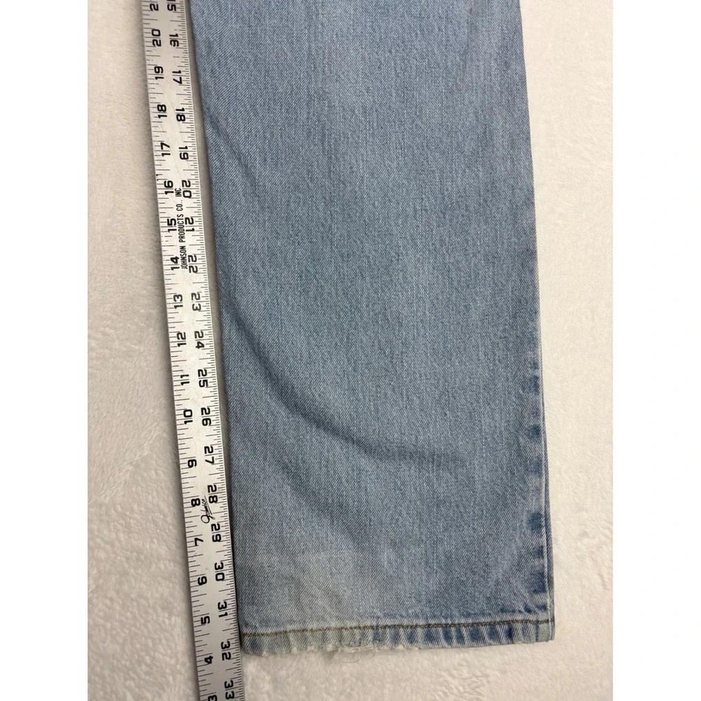 Levi's 505 Men's 36x32 Vintage **Tag Verified w/pics** jeans Light Blue Denim